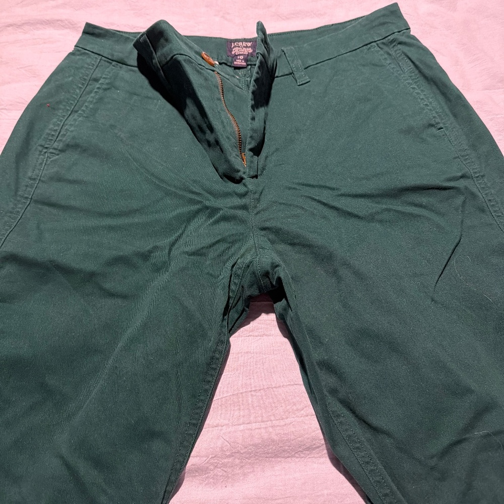 JCrew High- Rise Girlfriend Chino